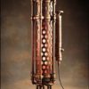 Cylindrium Table Lamp: a hand-made steampunk styled light by JWKinseysArtifice steampunk buy now online