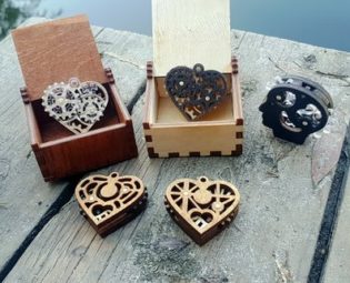 Gear Machine Wood Custom Top 2018 heart gift Steampunk pendant fidget by HandMadeLabs steampunk buy now online