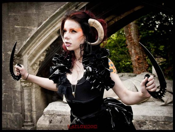 Halloween Costume SLICK RUFFLE Opera Shrug PVC Burlesque By Gothic Burlesque by GothicBurlesque steampunk buy now online