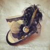 Mad Hatter, Alice in Wonderland, Steampunk Hat, Mini Top Hat, Tea Party, Sherlock, Gothic Hat, Lolita, Cosplay, Women Steampunk Hats, Writer by OohLaLaBoudoir steampunk buy now online