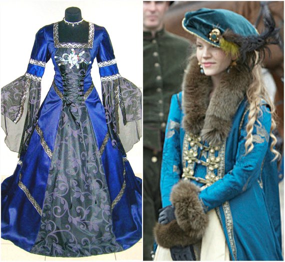 MEDIEVAL wedding dress costume 10-12-14 S-M gothic festival witch vampire tudor renaissance handfasting wicca victorian lotr larp halloween by astrastarl steampunk buy now online