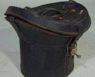 R1048 HF leather Hat by malleencoin steampunk buy now online