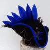 steampink black skull pirate hat royal blue trims by Blackpin steampunk buy now online steampink black skull pirate hat royal blue trims by Blackpin steampunk buy now online