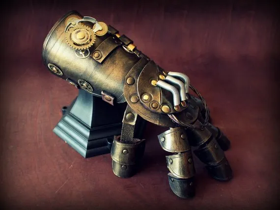 Steampunk armor gauntlet glove by ProgettoSteam steampunk buy now online Steampunk armor gauntlet glove by ProgettoSteam steampunk buy now online