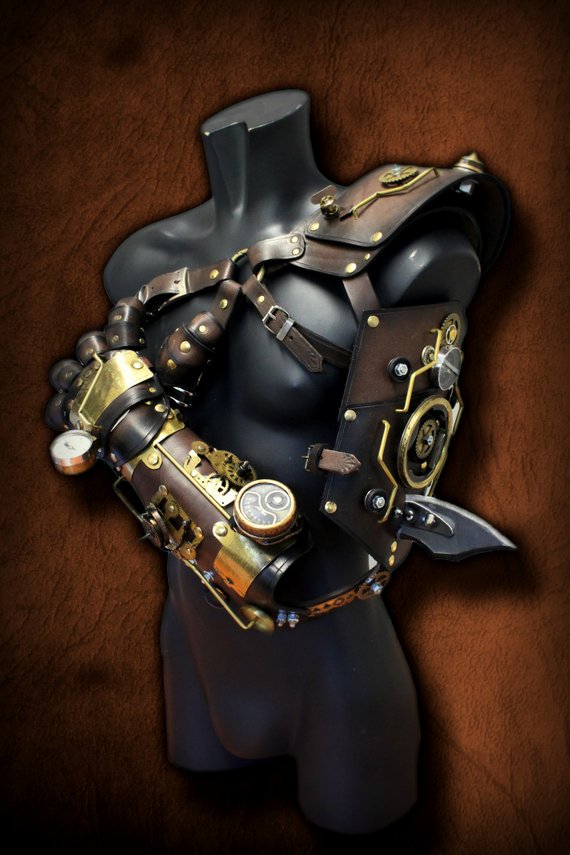 Steampunk complete hunter armor arm by ProgettoSteam steampunk buy now online