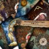 Steampunk Digital Paper Victorian 8 digital papers Old Digital Steampunk Texture background Old Vintage Steampunk Digital Paper Pack #206 by DreamUpGraphic steampunk buy now online