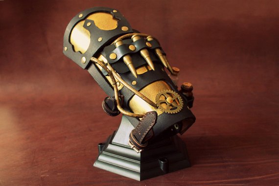 Steampunk plague doctor bracelet by ProgettoSteam steampunk buy now online