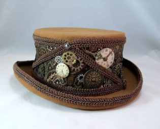 Steampunk, Steampunk Hat, Mad Hatter, Burning Man, Top Hat, Victorian Hat, Steampunk Wedding, Victorian Wedding, Cosplay Costume, Halloween by GreyGhostToppers steampunk buy now online