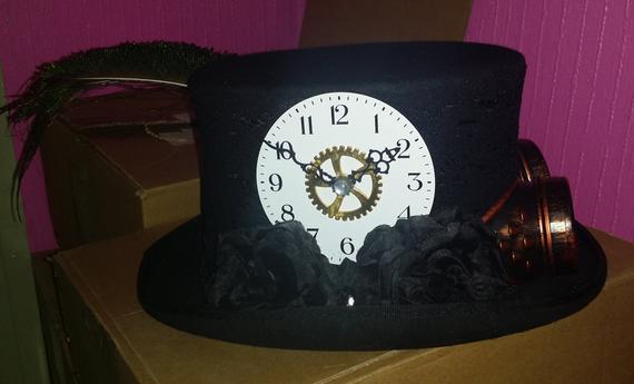 Steampunk top hat by LadyTsSteamTrunk steampunk buy now online