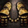 Steampunk two armor gauntlet glove hand armbands by ProgettoSteam steampunk buy now online
