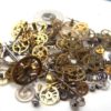 Steampunk Watch Pieces and Parts - 150 plus pieces of VINTAGE gears, cogs, wheels, hands, crowns, stems, etc. by AllGearedUp steampunk buy now online
