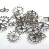 Steampunk Watch Pieces and Parts and Pieces - 25 Vintage Silver Escape Wheels Gears Cogs Wheels by AllGearedUp steampunk buy now online