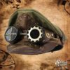 Steampunk Zipper Crush Cap by BlondeSwanHats steampunk buy now online