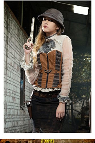 HaoLin Steampunk Womens Clothing Punk Gothic Tee for Women Costumes Shirt Tops for Girls (Asia Size 2XL/US Size XL) steampunk buy now online