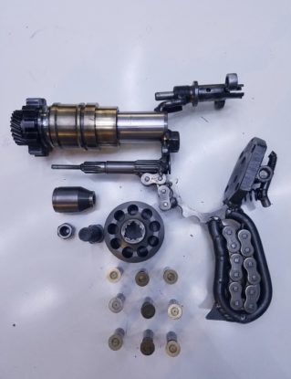 Custom steampunk gun revolver dieselpunk steel pistol metal by MetalandWoodstore steampunk buy now online