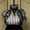 Gothic ruffle wrap, shrug, goth, circus, corset accessory by NightshadesClothing steampunk buy now online