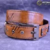 Handmade leather belt 'The Last Hero' by ATOMFASHION steampunk buy now online Handmade leather belt 'The Last Hero' by ATOMFASHION steampunk buy now online