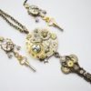 Le Steampunk Moonstruck Maxime Necklace Earring Set, Steampunk Moon & Key Necklace, Steampunk Necklace, Steampunk Watch Earrings, NES15 by RavensSecretStash steampunk buy now online