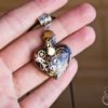 Pendant Steampunk Heart - Steampunk Necklace - Mechanical Heart - Heart Necklace - Heart Bottle by WonderFoxJewelry steampunk buy now online
