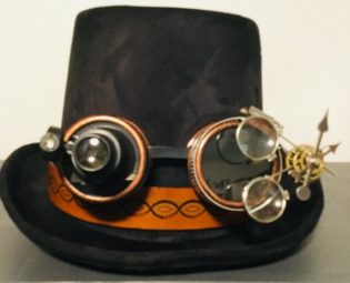 Steampunk Goggles Costume Top Hat by Thehatzmeow steampunk buy now online