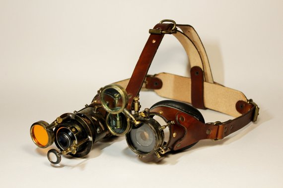 Steampunk goggles "Seer" by OpticalOracle steampunk buy now online