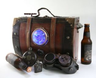 Steampunk Goggles - Suitcase with the Ultimate Survival Kit - Steampunk - Geek - Cosplay - Costume - Festival Accessories - Birthday Gift by EarlyBrightMelange steampunk buy now online