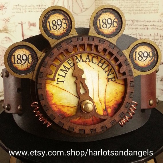 Steampunk Time Machine Lamp for Cosplay Belts and Costumes by Harlotsandangels steampunk buy now online