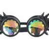 FLORATA Kaleidoscope Rainbow Steampunk Goggles Crystal Lenses Welding Eye Protect Vintage Glasses steampunk buy now online FLORATA Kaleidoscope Rainbow Steampunk Goggles Crystal Lenses Welding Eye Protect Vintage Glasses steampunk buy now online