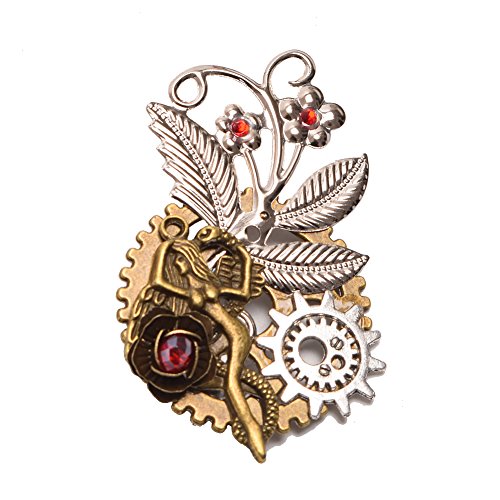GRACEART Steampunk Gears Clock Hair pin (G) steampunk buy now online
