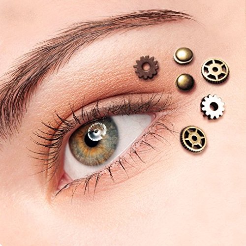 Steampunk Gothic Eye Decals Womens Perfect For Steampunk Clothing Accessories Dress Up Clock Parts Steampunk Gears 6pcs steampunk buy now online
