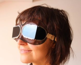 Aviator glasses.Vintage Goggles.Steampunk Goggles.Metallurgist Glasses.Military glasses.Protective mask.Pilot aviator glasses.Soviet Glasses by DecorVintageShop steampunk buy now online