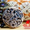 Caduceus Badge Reel, Steampunk ID Clip, Badge Holder, Men's Retractable Pull, Nurse Gift, RN Jewelry, Male, Doctor, Christmas, Holiday by BadgeAlleybyGerAnne steampunk buy now online