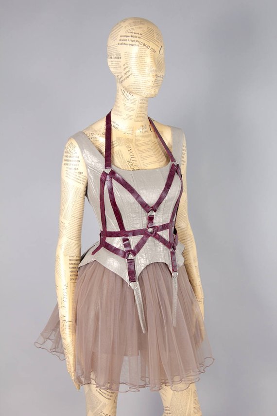 CORSET AND SKIRT by MadebyartistStore steampunk buy now online