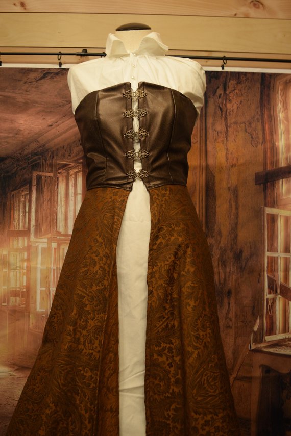 Corset Skirt by MerryMcKenzieCrafts steampunk buy now online