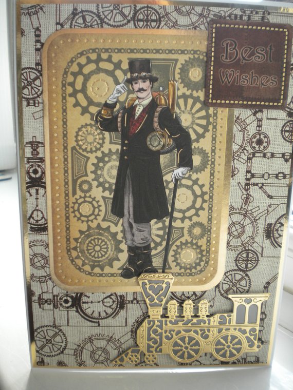 Handmade Steampunk Greeting card by KathiesCardShop steampunk buy now online