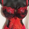 Queen of Broken Hearts rave festival bra theme stage wear burlesque 36E by RainbowDuchesse steampunk buy now online