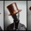 SteamPunk Top Hat II by BardJester steampunk buy now online