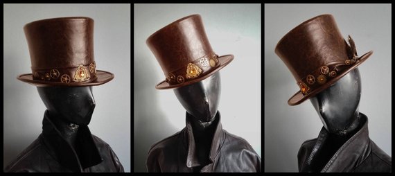 SteamPunk Top Hat II by BardJester steampunk buy now online