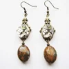 Steampunk Watch Movement & Jasper Earrings, Steampunk Earrings, Jasper Earrings, Watch Earrings, ER101 by RavensSecretStash steampunk buy now online