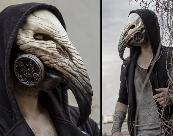 The Pestilence Doctor - Crow Mask by SanseverinoFrancesco steampunk buy now online