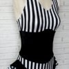 Vertical Stripe Cirque Leotard Bodysuit Aerial Costume, Custom Made by HarmonyThreads steampunk buy now online