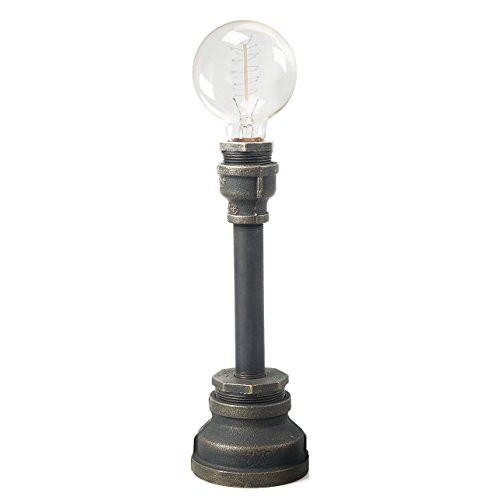 OYGROUP Edison Industrial Retro Desk Lamp Iron Water Pipe Table Lamp Steampunk Craftsmanship Interior Lighting E27 steampunk buy now online