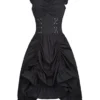 Belle Poque Sleeveless V-Neck Retro Black Gothic Dress Halloween Costume Dress XL steampunk buy now online