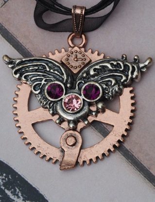 Angel Antique Gears Steampunk Necklace - Jewellery - Jewelry by Florajam steampunk buy now online