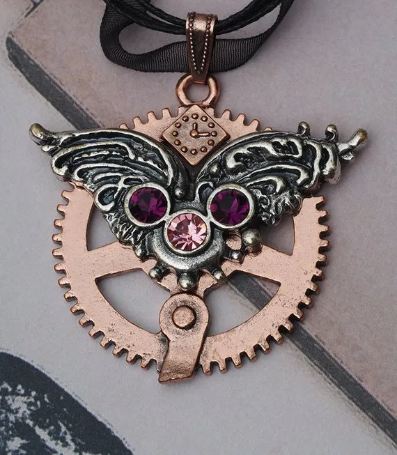 Angel Antique Gears Steampunk Necklace - Jewellery - Jewelry by Florajam steampunk buy now online Angel Antique Gears Steampunk Necklace - Jewellery - Jewelry by Florajam steampunk buy now online