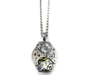 Oval Steampunk Watch Necklace by AvantGardeDesign steampunk buy now online