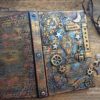 Personalized Journal, Polymer Clay Covered Journal, Steampunk Journal, Travel Journal, Custom Journal, Personalized Notebook, Travel Diary by LunaBlueGifts steampunk buy now online