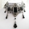 Victorian Choker Gothic Necklace victorian jewelry Victorian women Gothic Jewellery gothic wedding Statement Necklace Black Swarovski Choker by Aranwen steampunk buy now online