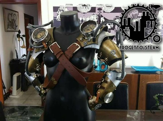1 Steampunk armor arm Prototype Cosplay by ProgettoSteam steampunk buy now online