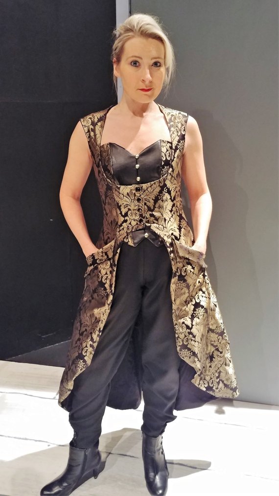 Gold and Black 3 Piece Steampunk Costume by 28StitchesStudio steampunk buy now online